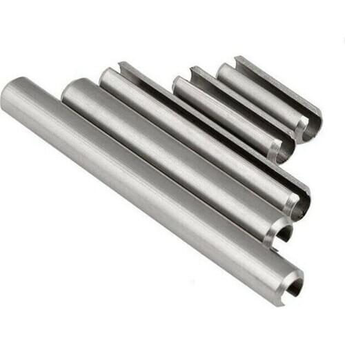 10pcs M5M6 304 stainless steel elastic cylindrical pin / locating pin / split pin