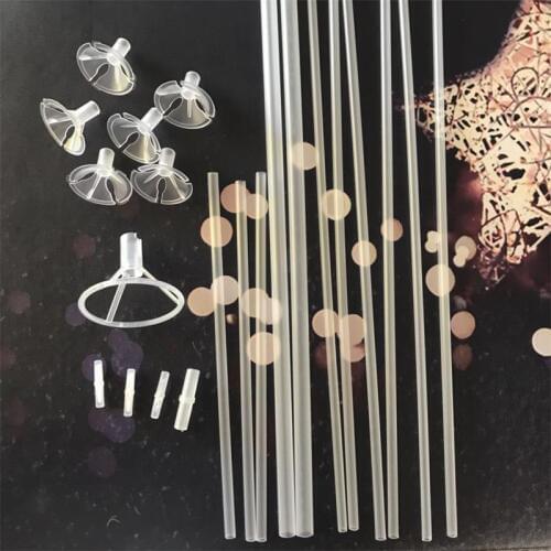 7 Transparent Pole Accessories Floor Floating Table Floating Transparent Pole Stitching Models Wedding Holiday Decoration