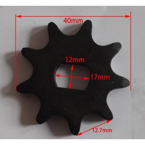 9 Teeth Sprocket Pinion Gear fit 420 Chain Unite Motor 1418ZXF 1020Z 1020ZXF Electric Scooter