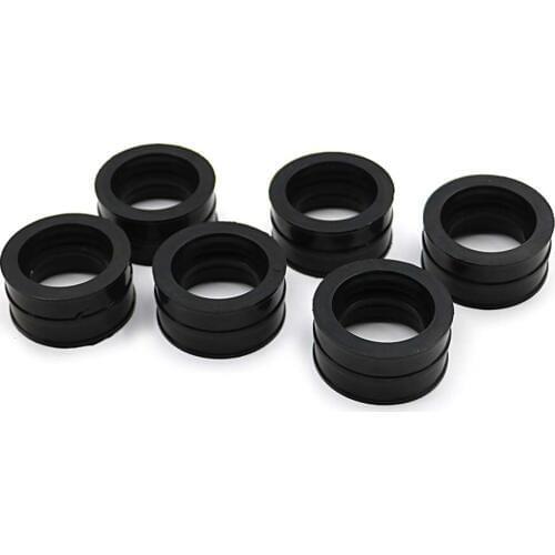 6 PCS Motorcycle Carburetor Adaptor Manifold Interface Carburetter Intake Adapter Insulator For Honda CBX 1000 CBX1000 1979 1980