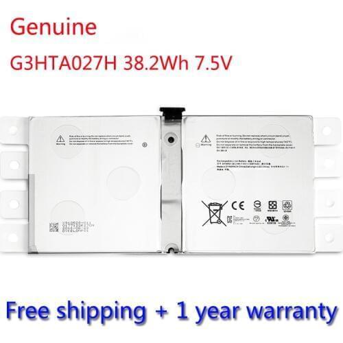 7XINbox 38.2Wh 7.5V G3HTA027H Battery For Microsoft Surface Pro 4 12.3" Tablet Series DYNR01 5087mAh