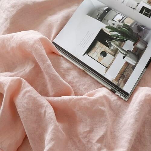 1M 100% Hemp cloth Enzyme stone washed fabric 165gsm weight 110 inch width for hometextile and curtain Pure Hemp made in China