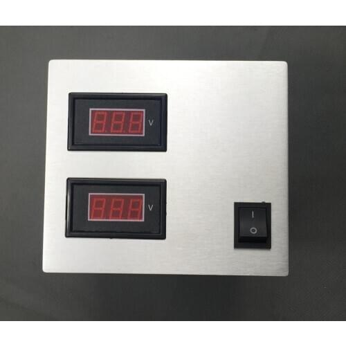 Input-output voltage transformer case and 1715 double voltmeter power case can be displayed respectively