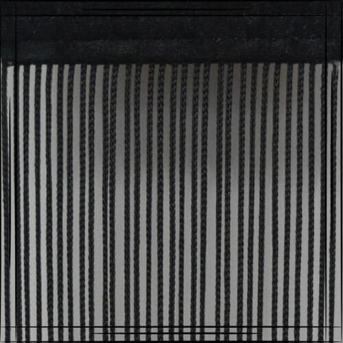 Gülpınar Curtain Black Thick Chain Rope Curtain