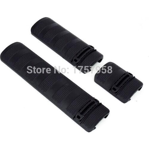 Element AR M15/M16 Battle Rail Cover Set Black - EX319