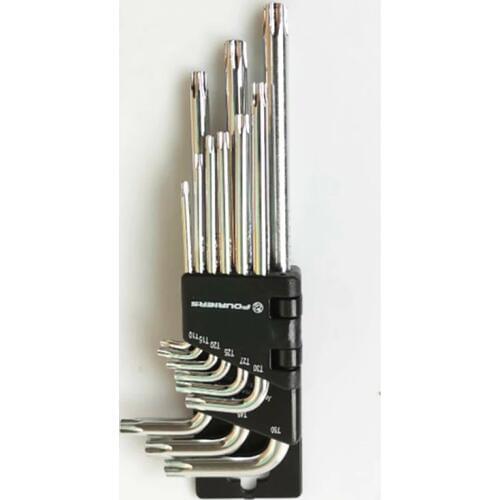 FOURIERS Bicycle Hex Allen Wrench Tool Torque Wrench Bike Repair Tool Kit Pocket Tool T10-T50