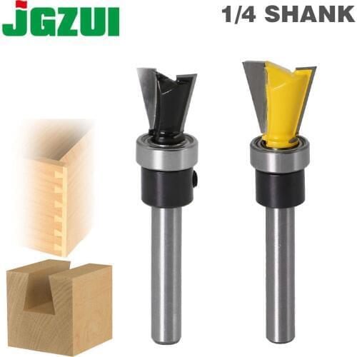 1pc 14 Degree 1/2" Dovetail Router Bit - 1/4" Shank Woodworking cutter Tenon Cutter for Woodworking Tools