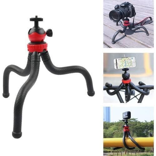 Travel Flexible Octopus Phone Tripod Mount Holder Adapter for iPhone DSLR Digital Camera Nikon Canon Gopro SONY Gorillapod Cam