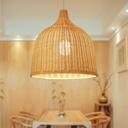 Southeast Asia Rattan Art Chandelier Lantern Restaurant Creative Lamp Indoor Room Decoration Lights Rattan Chandelier