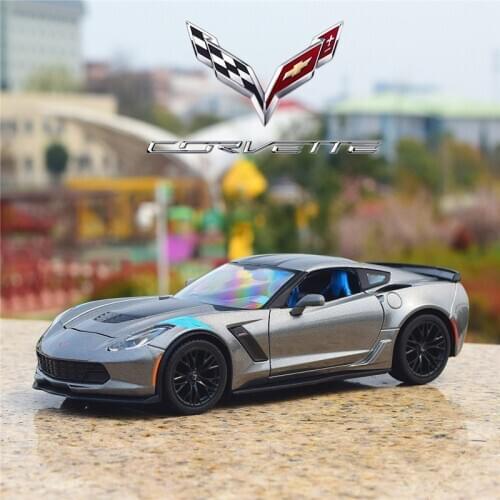 Maisto 1:24 Corvette 2017 Corvette Grand Sport simulation alloy car model collection gift toy