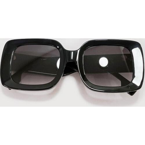 Fashion Rectangle Sunglasses Women Men With Brand Big Frame Luxury Sun Glasses Female Modis Oculos