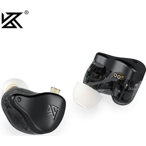 KZ AST 12BA Units 24 Balanced Armature HIFI Earphones DJ Monitor Earbuds Noise Cancelling Headsets KZ ZAX ZSX ASX AS16 ASF