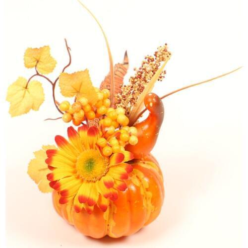 2019 New Halloween Pumpkin Maple Table Pendulum Harvest Autumn Color Decorative Props Three-Dimensional Home Ornament Decoration