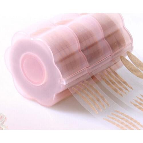 Double Eyelid Tape Fold Self Adhesive Stickers S/L 600pcs Big Eyes Make Up Eyelid Sticker Makeup Beige Invisible Tool