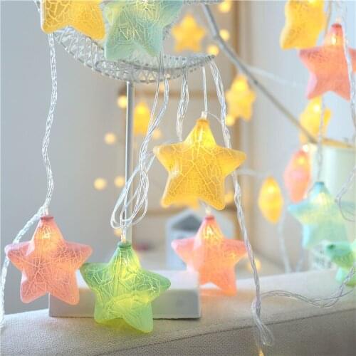 Led Crack Cloud Star Lights Flashing Lights String Lights Sky Star Lights Decoration Christmas Day New Year Room Decoration