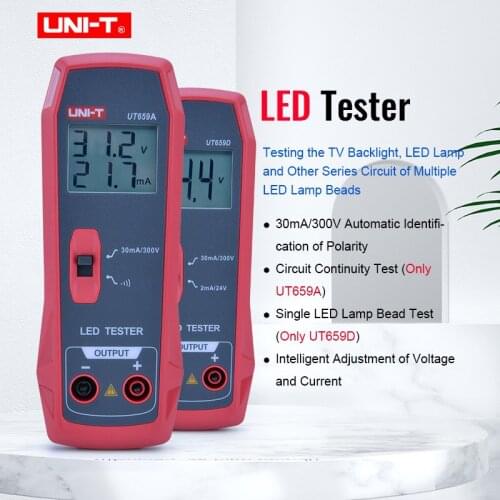 UNI-T UT659A UT659D LED Tester LCD TV Backlight/light Bar/tube Inspection and Maintenance Table LED Lamp Series Circuit Test