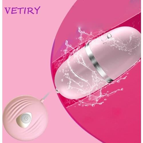 VETIRY Bullet Vibrator Vaginal Tight Exercise Jump Eggs Clitoris Stimulator 7 Speed Female Masturbation Sex Toys For Women