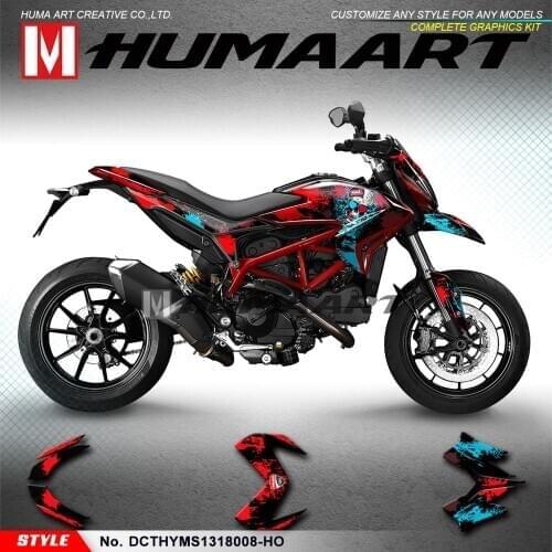 HUMAART Vinyl Decals PVC Stickers for DUCATI Hypermotard Hyperstrada 821 939 2013 2014 2015 2016 2017 2018