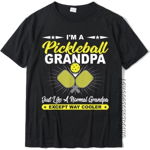 Funny Pickleball Grandpa Pickleball Player Gift T-Shirt T-Shirt T Shirt Tops Tees For Men Oversized Cotton T Shirts