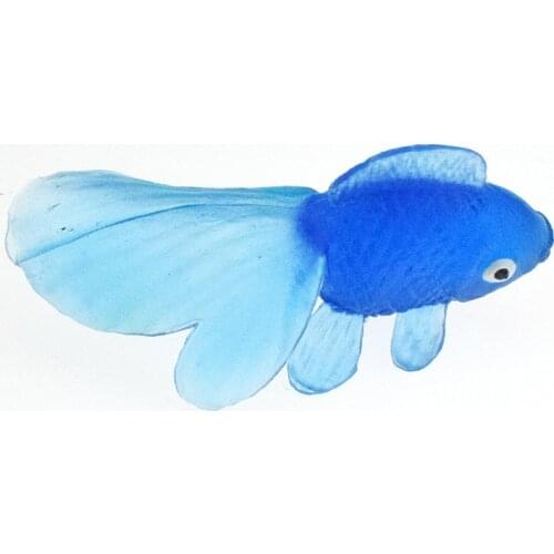 10Pcs/Lot Soft Rubber Gold Fish Mini Toddler Baby Bath Water Toys Simulation Small Fake Artificial Goldfish Swimming Beach Gifts