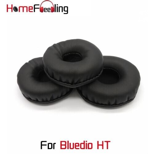 Homefeeling Ear Pads For Bluedio HT Earpads Round Universal Leahter Repalcement Parts Ear Cushions
