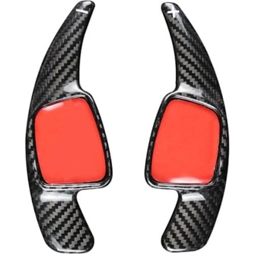 Carbon Fiber Car Steering Wheel Paddle Shift Extension Shifter For- A3 A1 A5 A7 Q3 A8 S5 Q7 TT TTS