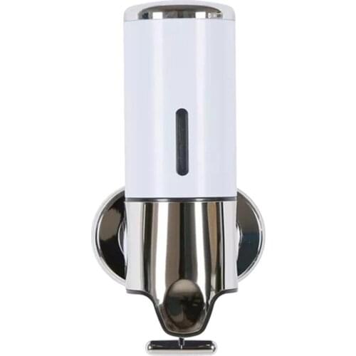 Plastic Liquid Hand Soap Dispenser 500ml Wall Mount Shower Gel Shampoo Dispenser