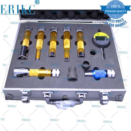 Erikc Multifunction Test Kits for Injector Shims Lift Measuring Instrument and Injection Nozzle Washer Space Testing Tools Sets
