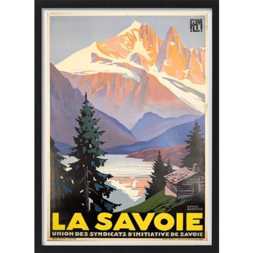 Las Savoie Forest Art Vintage Travel Poster Classic Retro Kraft Decorative Maps Wall Canvas Sticker Home Bar Posters DIY Dec