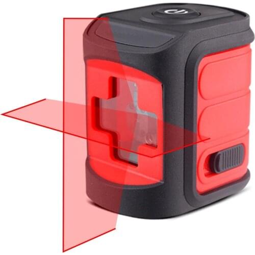 Laser Level Self-Leveling Horizontal and Vertical Cross Line Red/Green Beam Portable Mini Level Meter nivel laser 360 Two Line