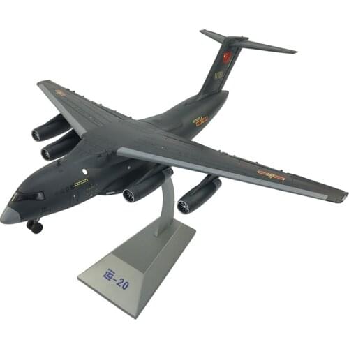 Diecast 1:260/1:110 Zhuhai Air Show Yun-20 Aircraft Simulation Model Universiade Air Show Souvenir Transporter Gift