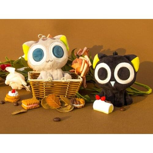 LuoXiaohei Luo Xiaohei Official HuangShou 10cm Plush Keychai Doll Toy Sa