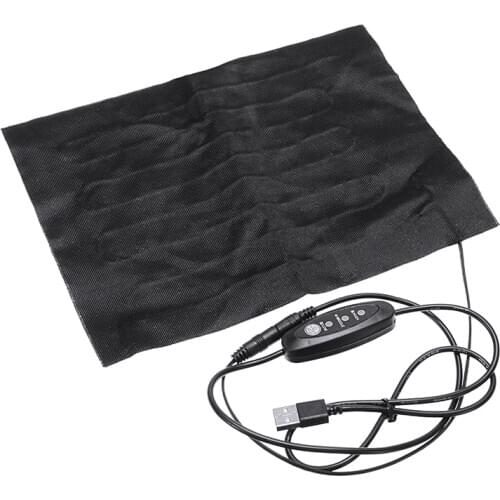 1pc Washable USB Electric Heating Pad 3 Gear Adjusted Temperature DIY Thermal Vest Jacket Clothing Heated Pads 170*240mm