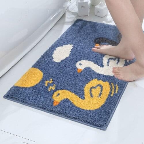 Cartoon bathroom toilet absorbent non-slip floor mat bedroom carpet rugs childrens room carpet cute bathroom entrance floor mat