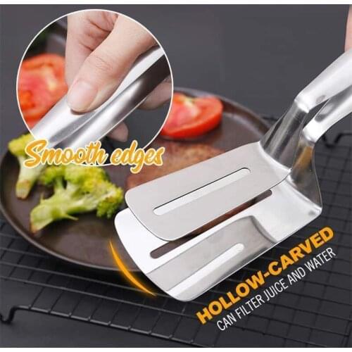 Kitchen BBQ Bread Utensil Set Barbecue Tong Fried Steak Shovel Fried Fish Shovel Clamp Kitchen Bread Meat Clamp Stainless Steel