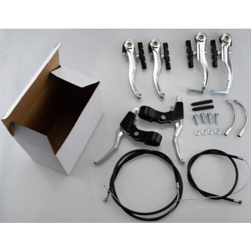 Bicycle v brake kit set brake lever brake line road bike v brake mountain bike brake brake accessories aluminum alloy