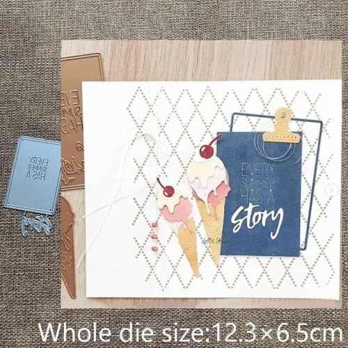 New Design Craft Metal stencil mold Cutting Dies letter frame decoration scrapbook die cuts Album Paper Card Craft Embossing