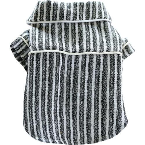 Dog Clothes Fashion Dog Pet Pajamas Casual Short Sleeve Clothing for Small Medium Dogs Clothes Button Coat