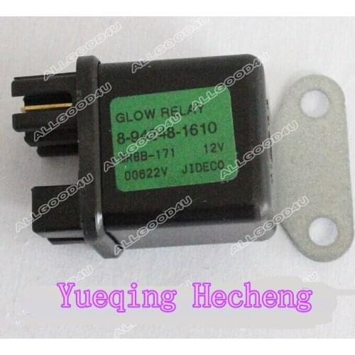 Relay Glow Plug 8942481610 12V for ZAXIS27U ZAXIS50U ZAXIS40U