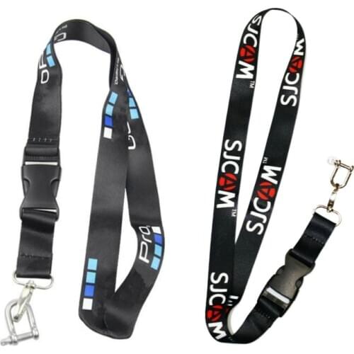 Sports Camera Accessories Rope for Gopro hero 9 8 7 6 5 4 3 Sjcam Neck Strap lanyard with Quick-released Buckle go pro accessori