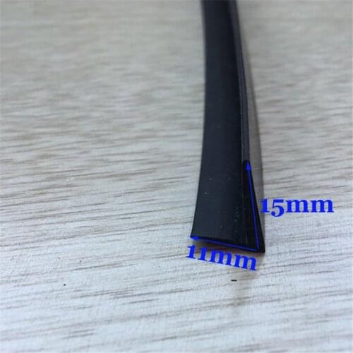 Rubber Car sealing Strip Trim Window 3 meter Auto Black Edge Moulding Replacement