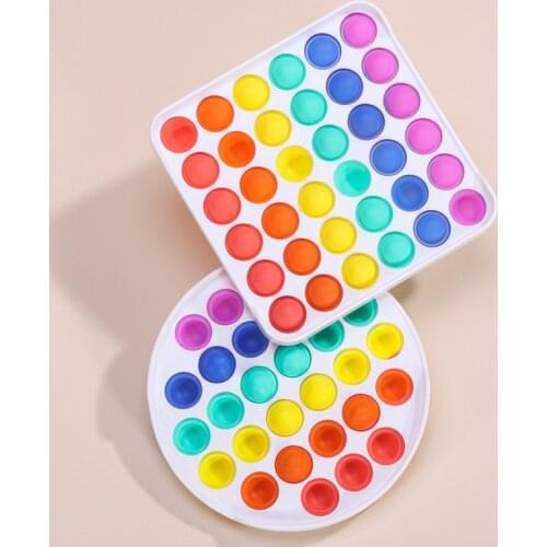 Rainbow Rat Killing Pioneer Bubble Decompression Pop Fidget Pack Toy Stress Reliever Toys Squishy Toy Sensory Toys Free Shiping