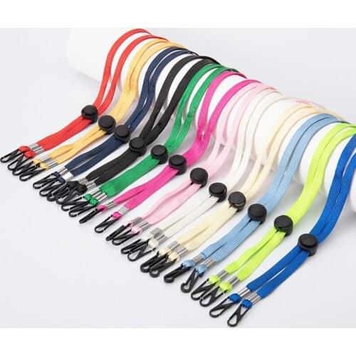 Long Mask Hanging Rope Adjustable Multi-function Pacifiers Leashes Mask Holder Traceless Ear Hanging Rope Hooks Care Accessories