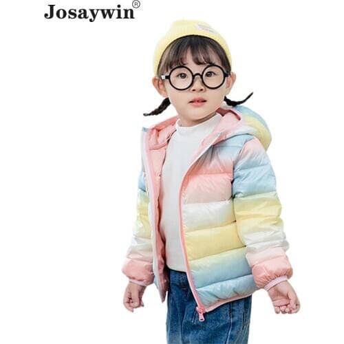 Winter Jacket Kids Boys Girl Hooded Parkas Thick Warm Candy Color Coat Jacket Children Clothes Jacket For Girls Coats Outerwear
