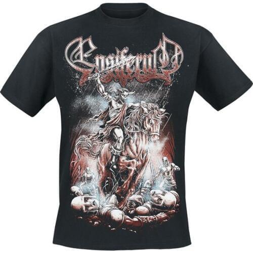 14 kinds Finland Ensiferum Rocker Skull knight Rock Brand clothing folk Viking metal camisetas Streetwear illustration tee