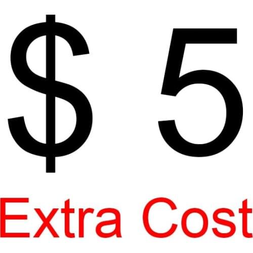 5 USD Supplementary Order Fees for Order of Customized Glasses, Prescription lenses, and Glasses Accessories