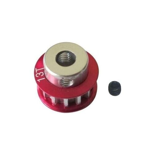 CNC metal 13T pulley gear for Sakura SAKURA D3 CS 1/10 frame