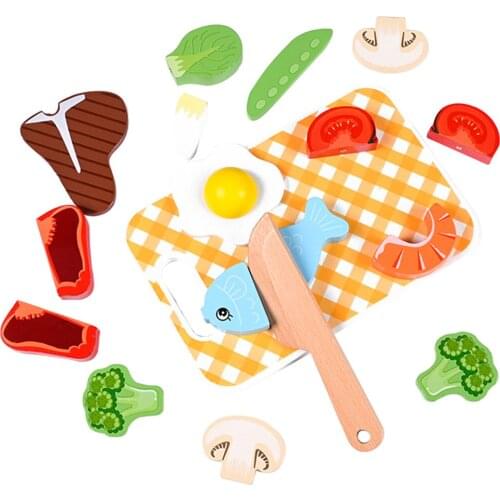 Play Food Set Play House Toy Kids Educational Toys Birthday Gift for Boys Girls