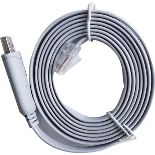 USB to RS232 Serial to RJ45 CAT5 Console Adapter Cable for Routers FTDI