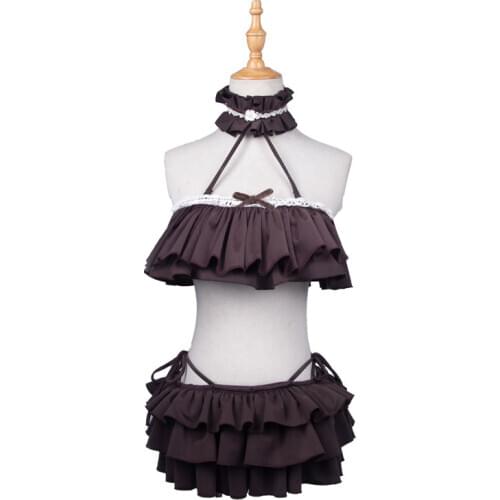 Anime SINoALICE Hansel Gretel Swim Suit Sexy Cos Swimwear Cosplay Costumes Summer Party Feshion